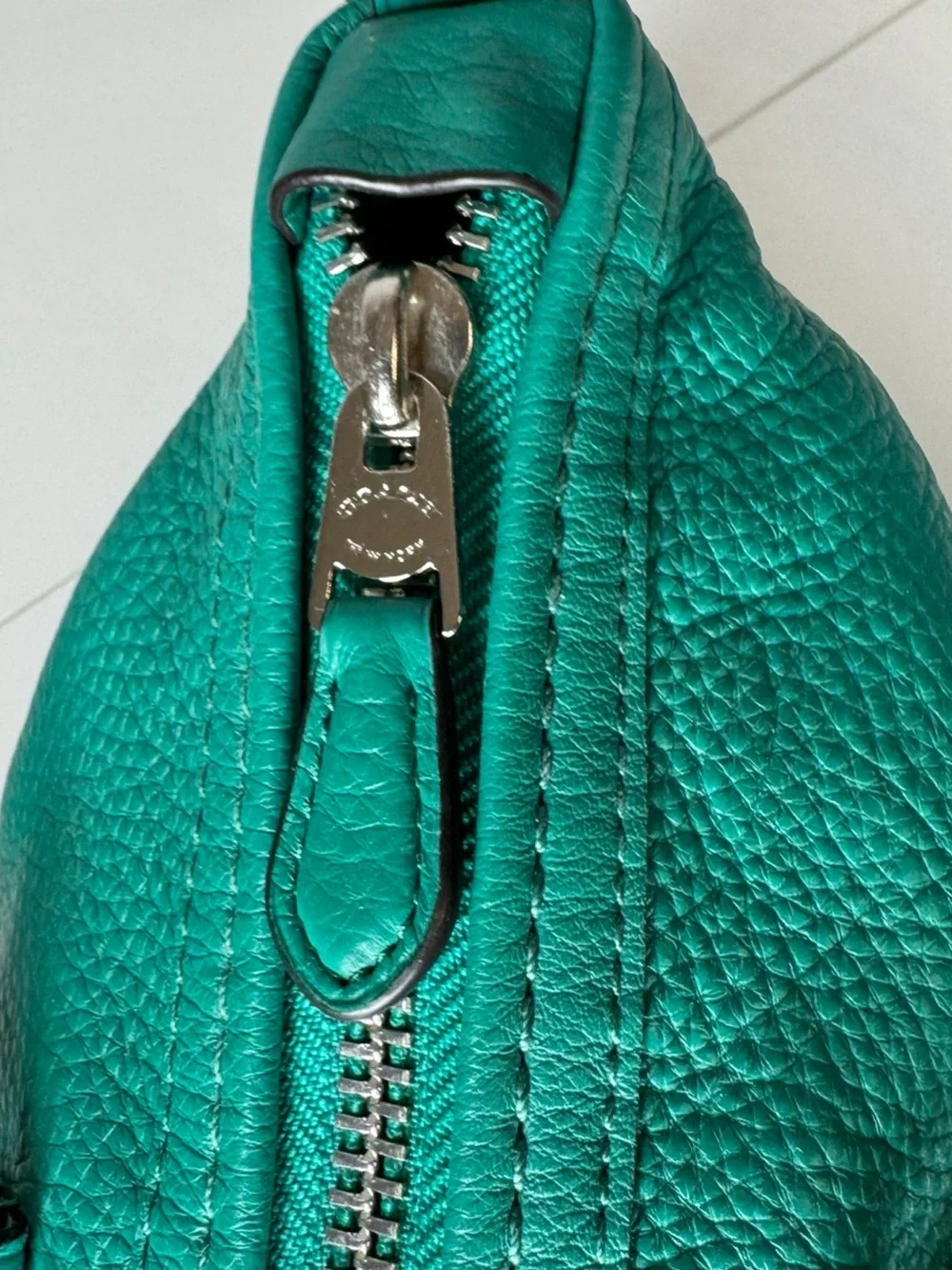 Coach Central Satchel Bag with Enamel Studded Rivets F57513 Grass Green $495 NWT